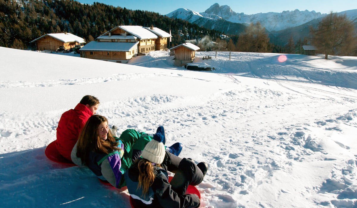 Tobogganing and lots of winter fun Tobogganing and lots of winter fun