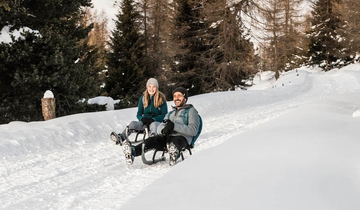 Tobogganing and lots of winter fun